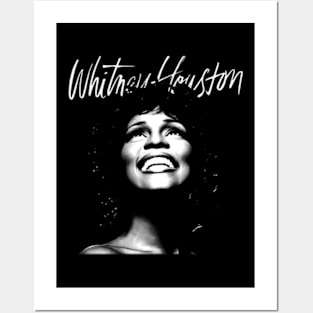 Whitney Houston 80s 90s Retro Music Posters and Art